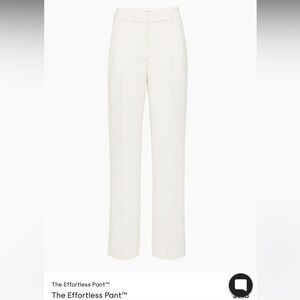 Aritzia Effortless Pant in White